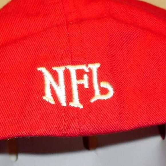 Kansas City Chiefs Mens Adult Stretch fit Red White hat cap sz. Large New Nfl - Picture 4 of 4